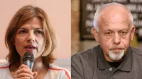 Generalna direktorica GZS Sonja Šmuc in  predsednik  konfederacije sindikatov KS90 Peter Majcen  