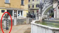 Namestitev reflektorjev, ki osvetljujejo vodnjak Da Ponte, je bila 
za zavod za varstvo kulturne dediščine sprejemljiva.