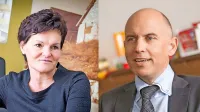 Anka Lipušček Miklavič (Mlekarne Planika), Janez Rebec (Pivka-Delamaris)  