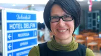 Nina Golob ob nastopu prvega mandata leta 2013 