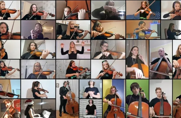 Virtualni orkester Glasbene šole Vinka Vodopivca Ajdovščina se predstavlja na spletu in v rubriki Primorski glasbeni talenti v  drevišnji 
oddaji Glasbeni abonma na Radiu Koper.  