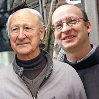 Vladimir Krpan in pater Bogdan Knavs (2013)