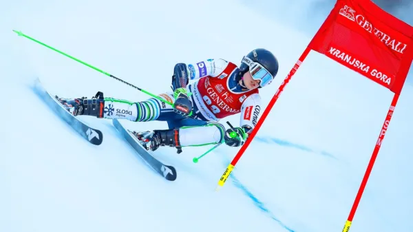 Ajdovka Andreja Slokar, vodilna v skupnem seštevku evropskega 
pokala, je bila na včerajšnjem slalomu druga.