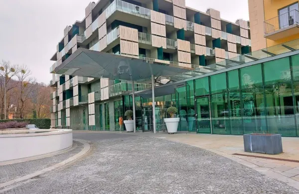 Pred zadnjim vhodom v hotel Palace Kempinski so 25. julija lani pele pesti.