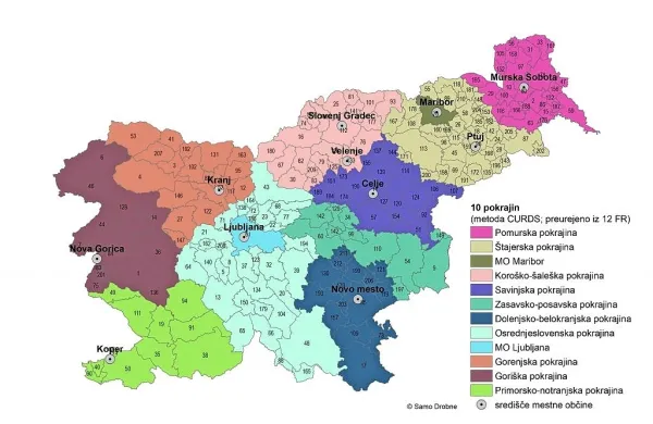 Predlog strokovnjakov za oblikovanje desetih pokrajin in dveh 
posebnih enot Ljubljane in Maribora ni dokončen. Bistvo je v 
vsebini - izvirnih pristojnostih in prihodkih za decentralizacijo 
države nujnih pokrajin.