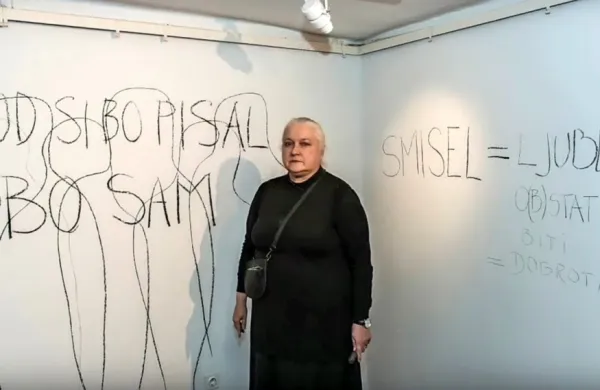 Lela B. Njatin iz Kočevja se je v svojih performansih navezala tudi na  znamenito Cankarjevo misel.  