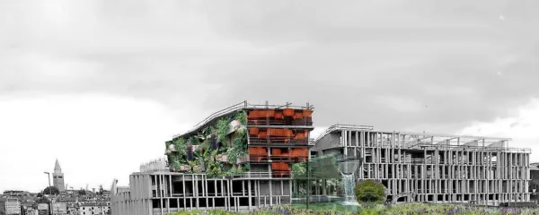 Predlog začasne rabe nedokončanega objekta Solis. 