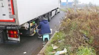 Prizor z mejnega prehoda Vrtojba, ki je  daleč od ideje o modernem 
logističnem centru Vrtojba.