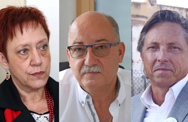 Ljubica Kolander Bizjak (strokovna direktorica ZD Koper), Matjaž Krajnc (direktor ZD Piran), Evgenij Komljanec (direktor ZD Izola)  