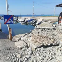 Klančina za dvigovanje in spuščanje plovil je bila edina v 
Ankaranu. 