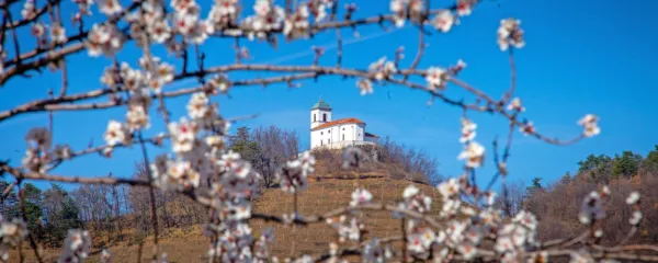 Cerkev Marije Snežne na Obeluncu je bila zgrajena leta 1611.