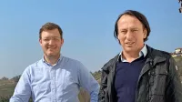 Uroš Peterc (levo) in Marjan Simčič