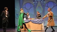 Angelo Menolascina, Jurij Bategelj, Eva Tancer, Noemi Bak in 
Siniša Bukinac v pravljici Žabji kralj, ki ji bo sledila še Rdeča 
kapica.