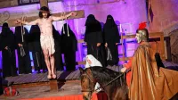  Škofjeloški pasijon so na trgih in ulicah srednjeveškega mesta nazadnje uprizorili leta 2015. 