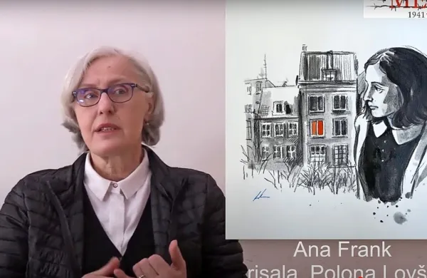Dr. Milena Mileva Blažić se je v zadnjem letu precej posvetila tudi Dnevniku Ane Frank, za katerega je 
prepričana, da bi moral ostati v šolskih učnih načrtih. 