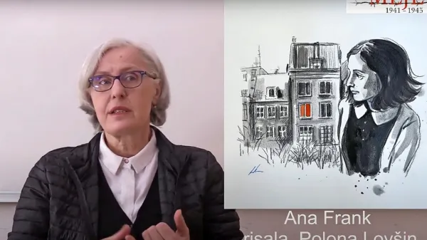 Dr. Milena Mileva Blažić se je v zadnjem letu precej posvetila tudi Dnevniku Ane Frank, za katerega je 
prepričana, da bi moral ostati v šolskih učnih načrtih. 