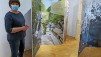 Avtorica razstave in nagrajene zgodbe    Milojka Magajne  