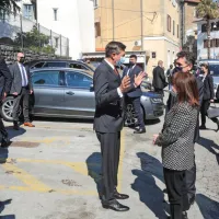 Pahor in grška predsednica v Kopru odkrila klop prijateljstva