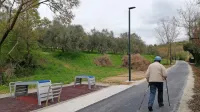 Urejena in osvetljena Parencana na odseku od Južne ceste do  
počivališča Pit-stop  