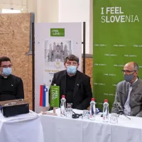 Nadaljevanje projekta novih koprskih orgel so predstavili (od 
desne) - David Tomovski, Primož Krečič in Martin Šuštar.