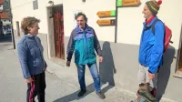 Sergej Koncut (v sredini) s sopotnikoma v Gabrijelovi in džezovski 
ekipi - Martino Čuk in Dariem Cortesejem.