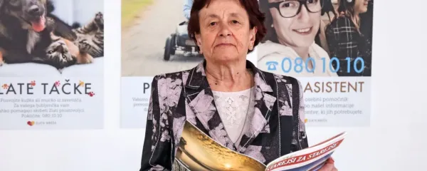Slavica Frelih, vodja Društva za sobivanje starejših Koper, je 
zadovoljna, da je Zlati kotiček ponovno odprl svoja vrata.