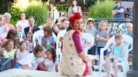 Utrinek z lanskoletne  poletne prireditve za otroke iz Coppovega 
parka 