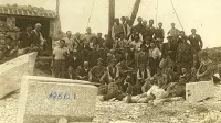  V kamnolomu v Koprivi so leta 1950 delale tudi ženske. 