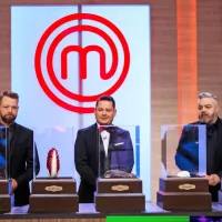 Bine Volčič, Luka Jezeršek in Karim Merdjadi (z leve) so bili navdušeni nad kuhanjem v finalni oddaji. 