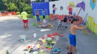 Ekipa med sobotno akcijo