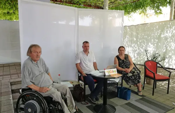 Svetniki liste Izolani, z leve: Dušan Ambrož, Gašper Čehovin in 
Jasna Istenič 