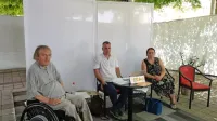 Svetniki liste Izolani, z leve: Dušan Ambrož, Gašper Čehovin in 
Jasna Istenič 