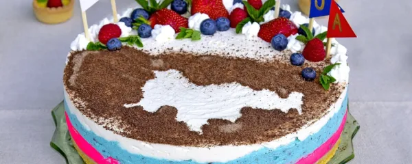 Praznična torta za 30. rojstni dan Slovenije 