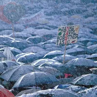  Zborovanje za spoštovanje človekovih pravic, suverenost SR 
Slovenije, referendum o ustavi in solidarnost z obsojeno četverico 
JBTZ. Ljubljana, Trg republike, 21. november 1988
