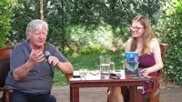 Toneta Partljiča so v četrtek  na Vrtu knjige gostili v okviru 
Beletrininih trubadurjev.