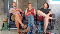 Blaž Valič, Renata Vidič in Gorazd Jakomini (z leve) so ustvarili 
avtorski projekt Čakam.  