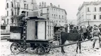 Tisti, ki so želeli oditi, so svoje premoženje natovorili na vprego in odšli v Italijo. Prizor je iz Pulja iz leta 1947. 