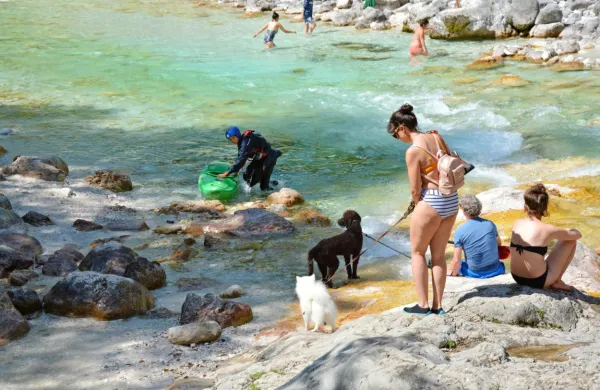 Turistična sezona v zgornjem Posočju je že na vrhuncu.