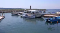 Prenova ribiškega pristanišča prinaša tudi nove pomole. 
