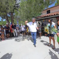 V Portorožu bučno sprejeli Tino Mrak in Veroniko Macarol
