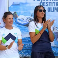 V Portorožu bučno sprejeli Tino Mrak in Veroniko Macarol