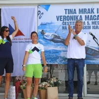 V Portorožu bučno sprejeli Tino Mrak in Veroniko Macarol