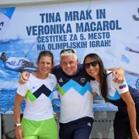 V Portorožu bučno sprejeli Tino Mrak in Veroniko Macarol