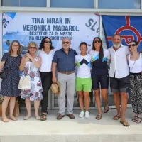 V Portorožu bučno sprejeli Tino Mrak in Veroniko Macarol