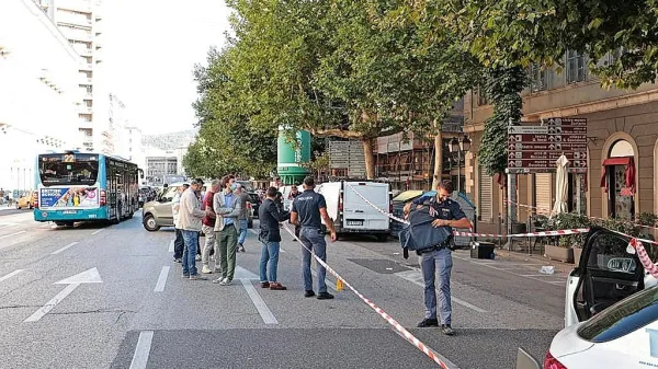 Tržaška Ulica Carducci je bila prizorišče nasilnega obračuna.  