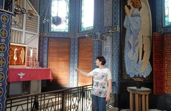 Julijana Fortunat Černilogar je avtorica razstave o cerkvici sv. 
Duha na Javorci. 