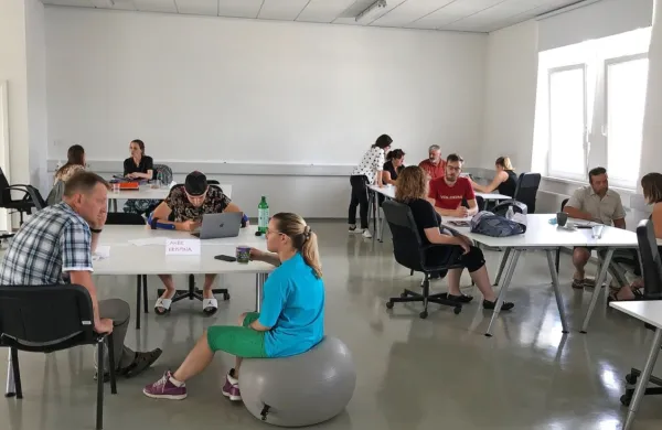 V podjetniškem inkubatorju bodočim podjetnikom ne pomagajo 
zgolj pri ustanavljanju podjetja, ampak si prizadevajo, da bi 
novoustanovljena podjetja tudi dobro živela. Foto: Katja Kirn 
Vodopivec