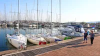 Izolska marina je bila minule dni skoraj v celoti zasedena.
