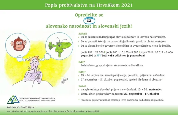 Radi bi zaustavili krčenje slovenske manjšine na Hrvaškem