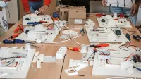 Ob virtualnih vsebinah so za mlade pripravili izkustvene delavnice, v katerih spoznavajo različne poklice. 